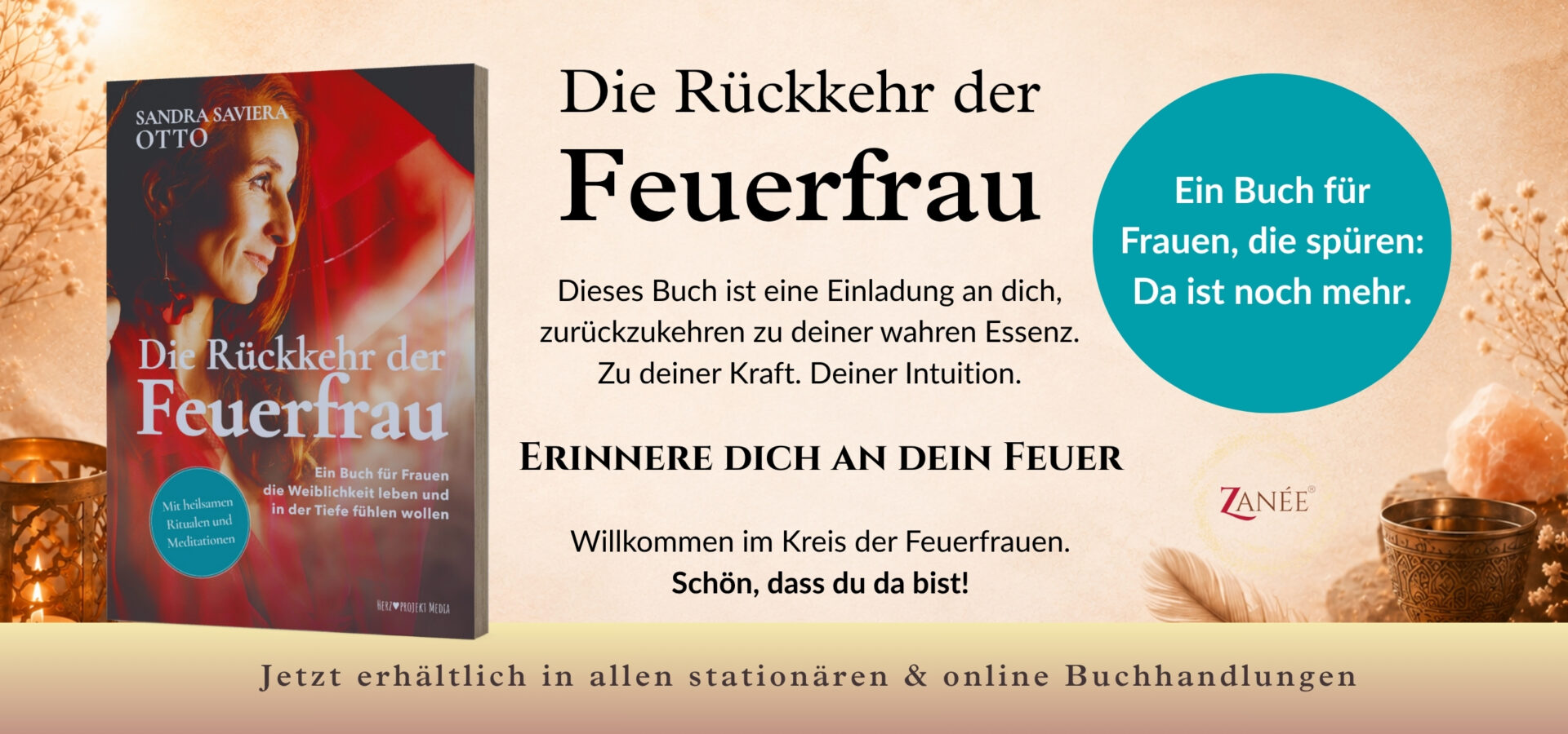 Buch Header Die Rückkehr der Feuerfrau Sandra Saviera Otto